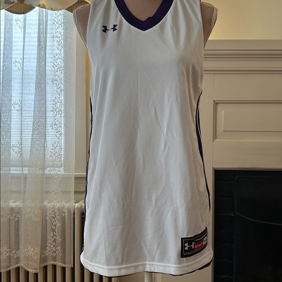 Under Armour Reversible Vivid Purple Athletic Tank - Picture 4 of 6